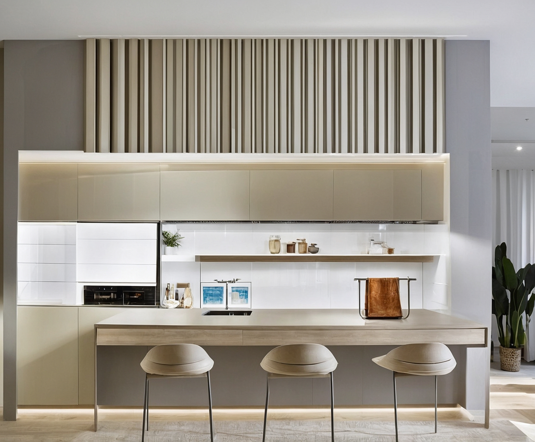 Cocina contemporánea renovada con diseño moderno en Madrid
